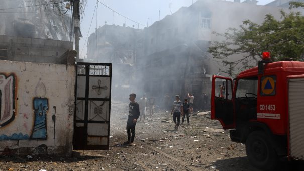 قصف المنازل في غزة