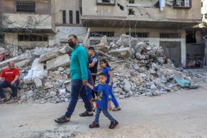 عائلة في قطاع غزة