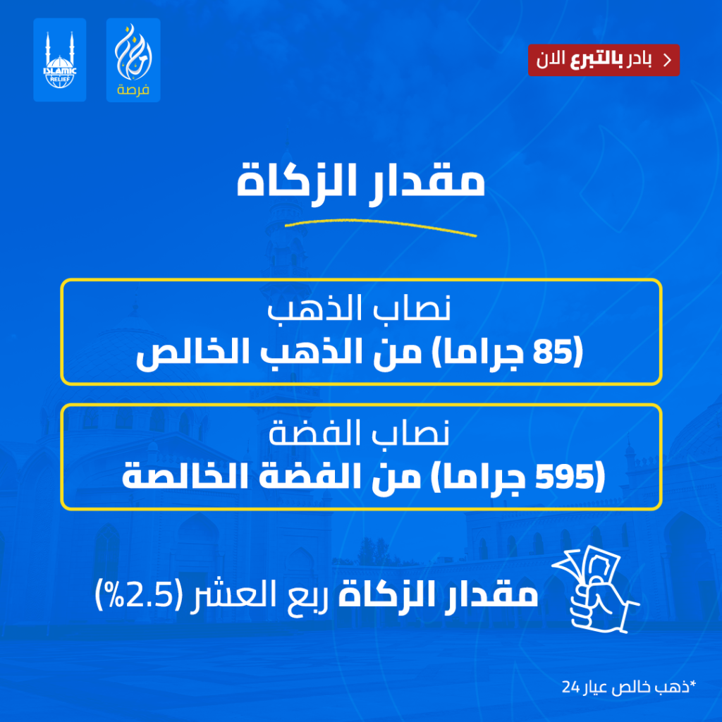 مقدار زكاة الذهب